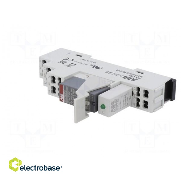 Relay: interface | SPDT | Ucoil: 24VDC | for DIN rail mounting image 2