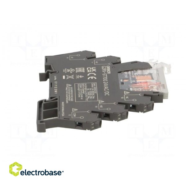 Relay: interface | SPDT | Ucoil: 24VAC,24VDC | 6A | 6A/250VAC | 6A/30VDC image 7