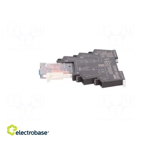 Relay: interface | SPDT | Ucoil: 24VAC,24VDC | 6A | 6A/250VAC | 6A/30VDC image 3