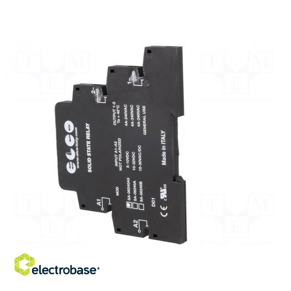 Relay: interface | SPST-NO | Ucntrl: 5÷10VDC | 6A | Mounting: DIN image 4