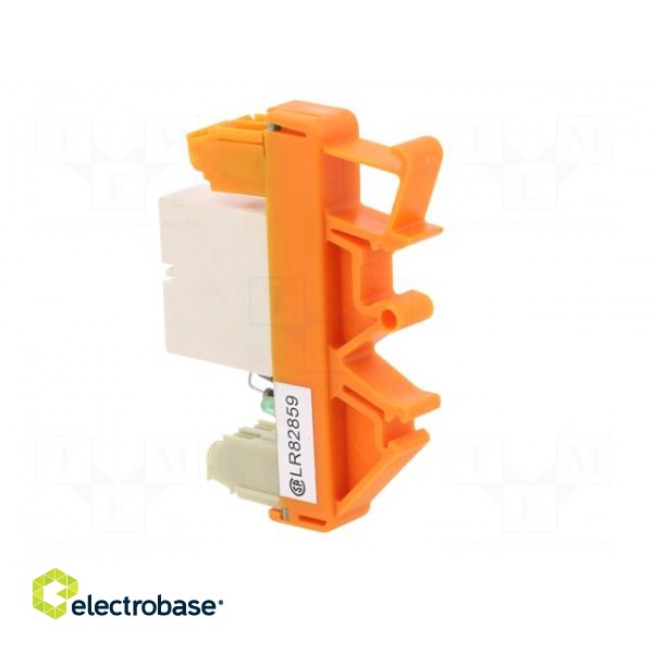 Relay: interface | SPST-NO | Ucoil: 24VDC | 8A | for DIN rail mounting фото 4