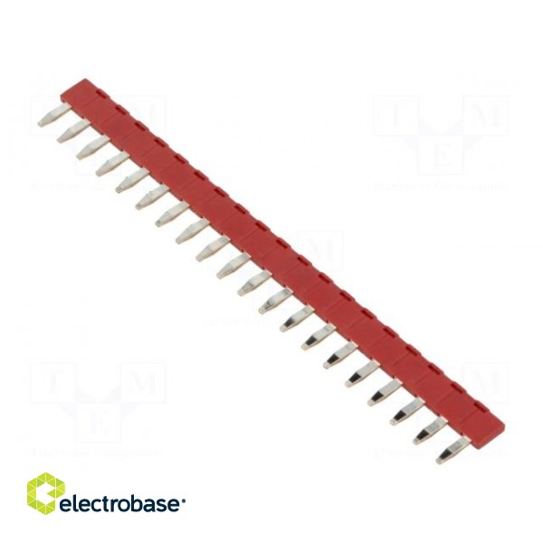 Connection bridge | PIN: 20 | 32A | Series: G2RV-ST | red