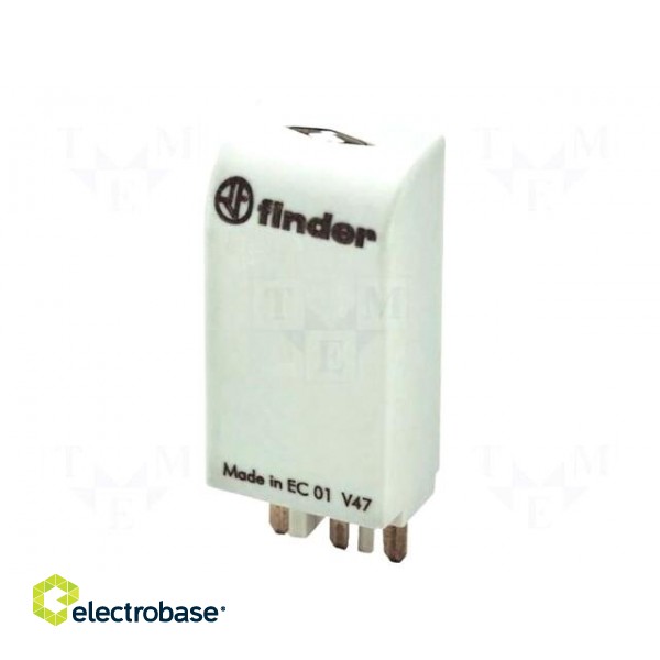 Module protecting | socket | Indication: LED | Colour: green | 6÷24VDC