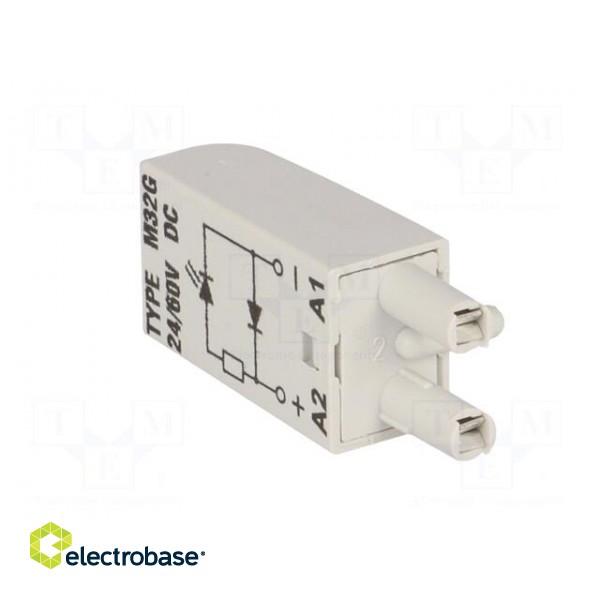 Module protecting | Mounting: socket | Indication: LED | 24/60VDC image 4