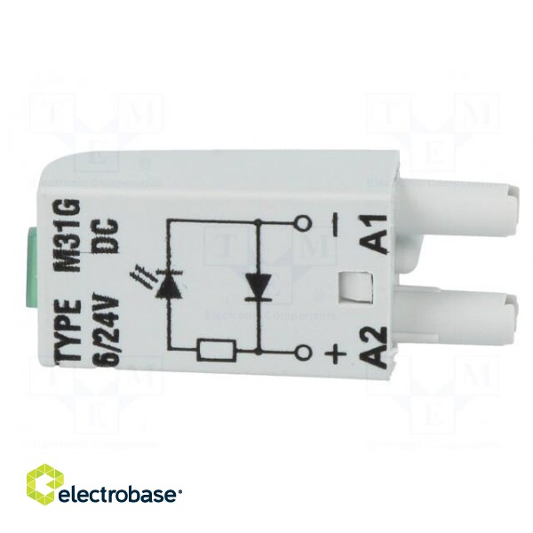 Module protecting | Mounting: socket | Indication: LED | 6/24VDC image 3