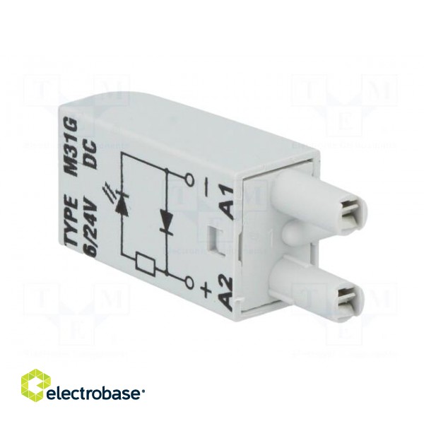 Module protecting | Mounting: socket | Indication: LED | 6/24VDC image 4