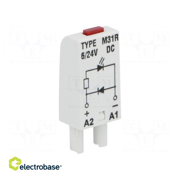 Module protecting | Mounting: socket | Indication: LED | Colour: red image 1