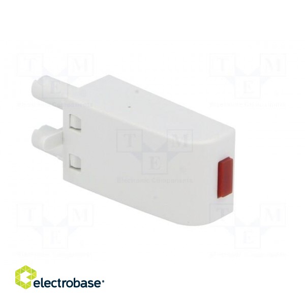 Module protecting | Mounting: socket | Indication: LED | Colour: red фото 8