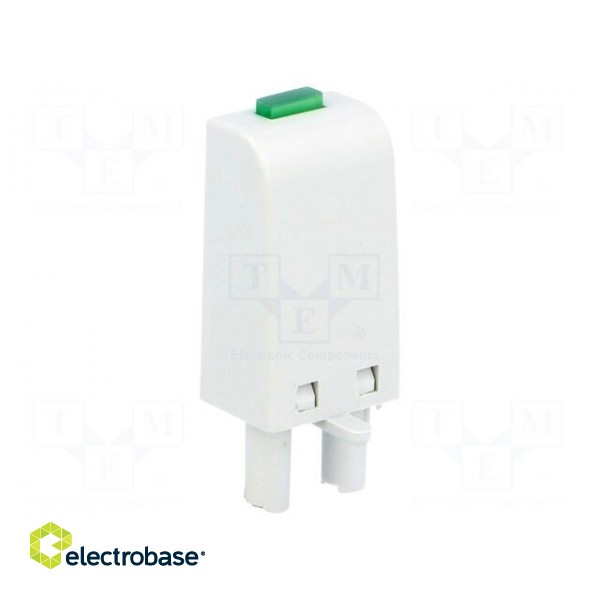 Signaling module | Mounting: socket | Indication: LED | Colour: green image 1