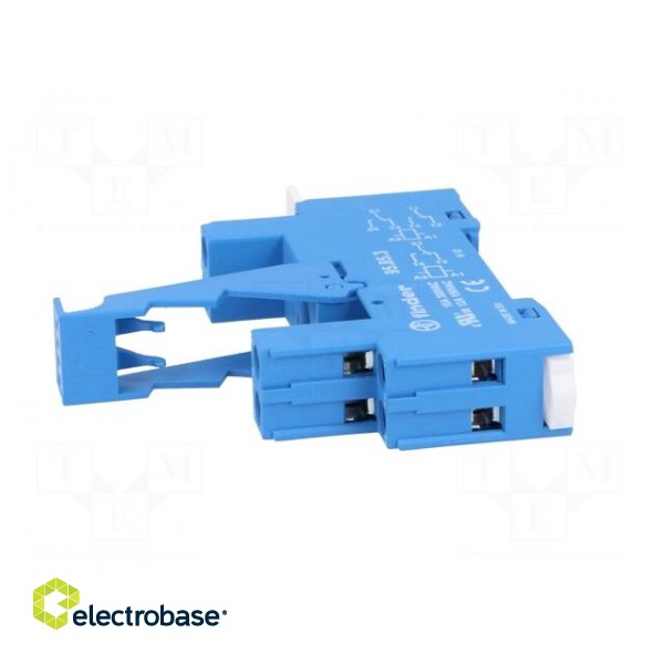 Socket | 10A | 250VAC | Mounting: DIN | Leads: screw terminals | IP20 image 3