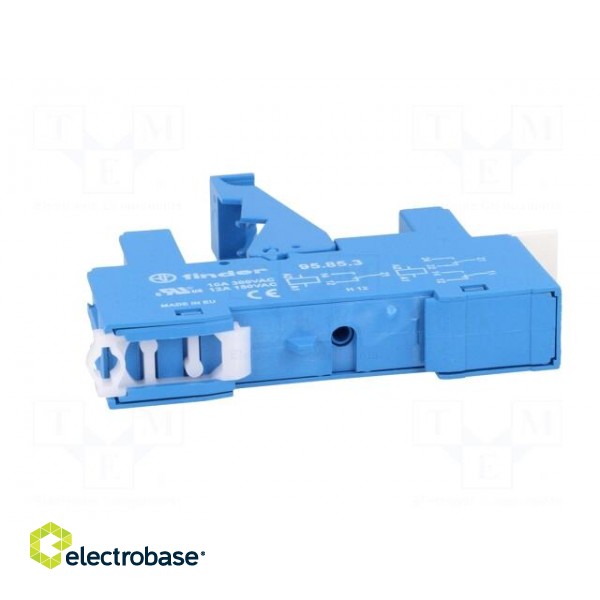 Socket | 10A | 250VAC | Mounting: DIN | Leads: screw terminals | IP20 image 5