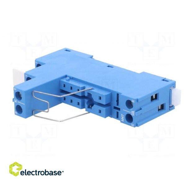 Socket | 10A | 250VAC | for DIN rail mounting | screw terminals | IP20 image 2