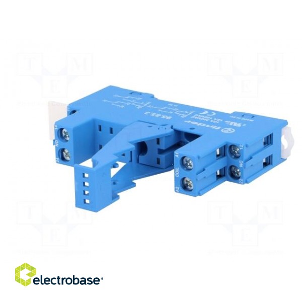 Socket | 10A | 250VAC | Mounting: DIN | Leads: screw terminals | IP20 image 2