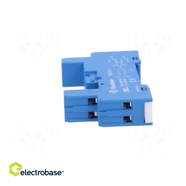 Socket | 10A | 250VAC | Mounting: DIN | Leads: screw terminals | IP20 image 3