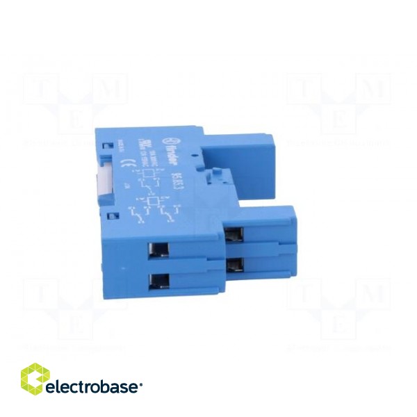 Socket | 10A | 250VAC | Mounting: DIN | Leads: screw terminals | IP20 image 7