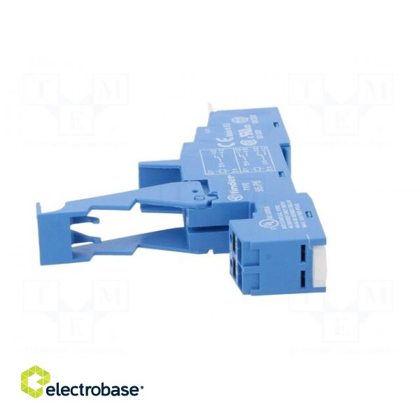 Socket | 10A | 250VAC | Mounting: DIN | Leads: spring clamps | -40÷70°C image 3