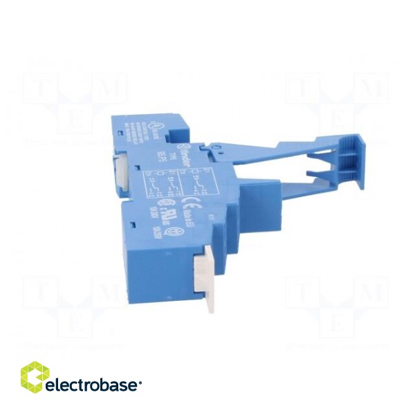 Socket | 10A | 250VAC | Mounting: DIN | Leads: spring clamps | -40÷70°C image 7