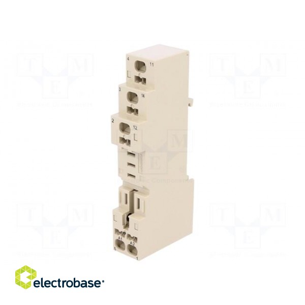 Socket | 10A | 250VAC | G2R-1-S,H3RN-1 | for DIN rail mounting image 1