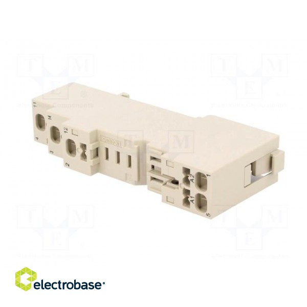 Socket | 10A | 250VAC | G2R-1-S,H3RN-1 | for DIN rail mounting image 2