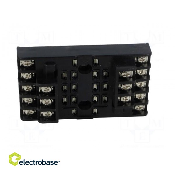 Socket | 10A | 250VAC | Mounting: on panel | Leads: screw terminals image 9