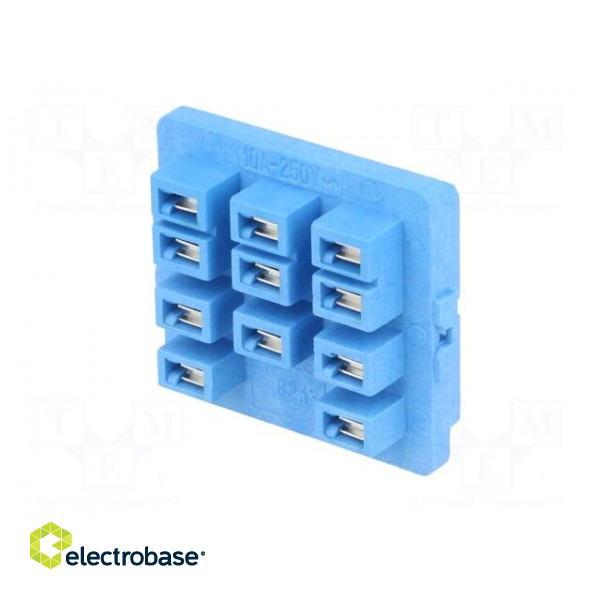 Socket | 10A | 250VAC | Mounting: PCB | Leads: for PCB | -40÷70°C image 3