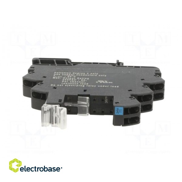 Socket | 10A | for DIN rail mounting | spring clamps | -40÷60°C фото 2