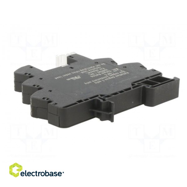 Socket | 10A | for DIN rail mounting | spring clamps | -40÷60°C paveikslėlis 5
