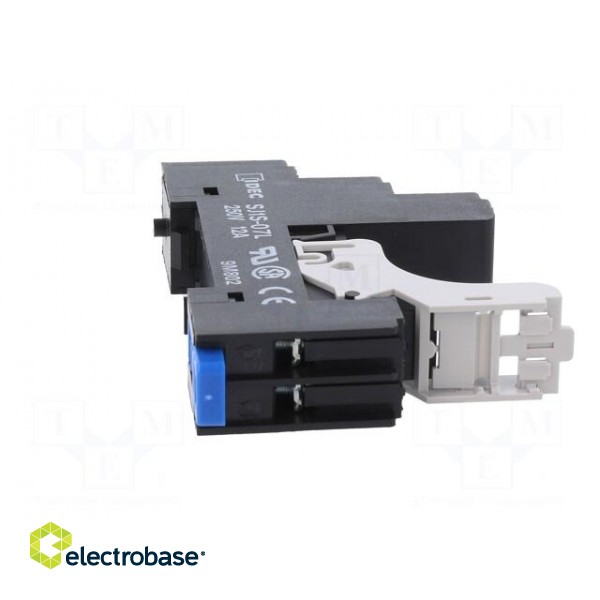 Socket | 12A | 250VAC | for DIN rail mounting | -40÷70°C | max.250VDC image 7