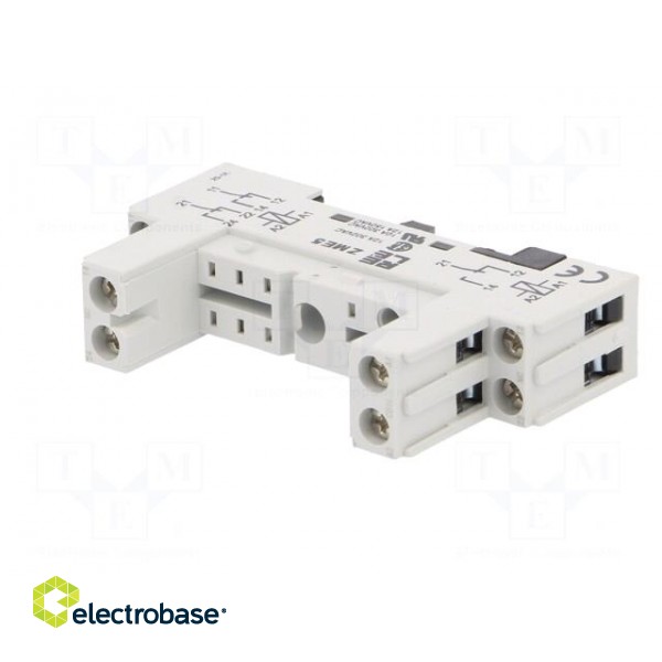 Socket | 12A | for DIN rail mounting | Series: SPA,SPD,STA image 2