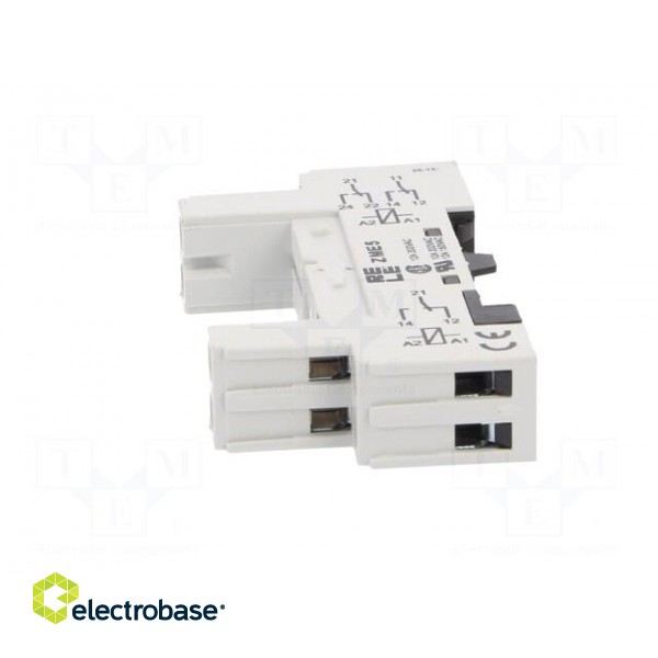 Socket | 12A | for DIN rail mounting | Series: SPA,SPD,STA image 3