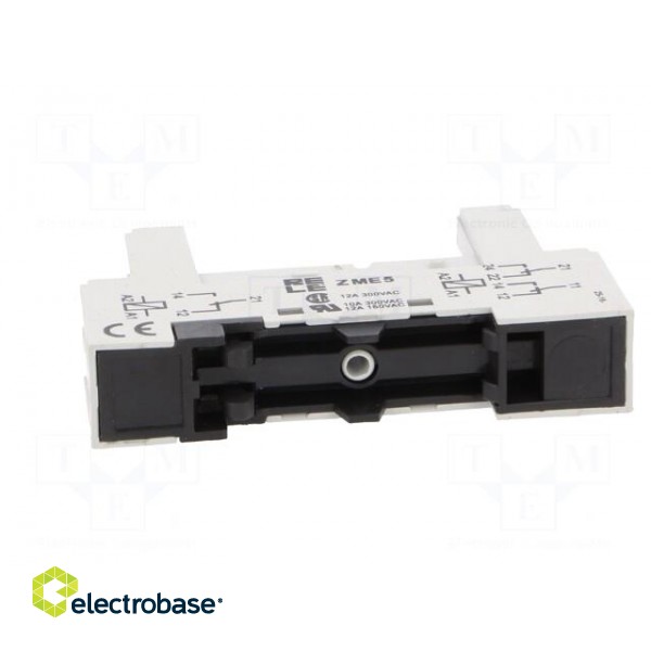 Socket | 12A | for DIN rail mounting | Series: SPA,SPD,STA image 5