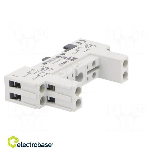 Socket | 12A | for DIN rail mounting | Series: SPA,SPD,STA image 8