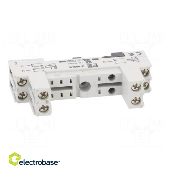 Socket | 12A | for DIN rail mounting | Series: SPA,SPD,STA image 9