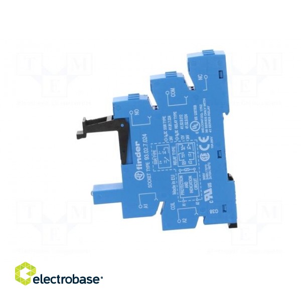 Socket | 6A | 250VAC | Mounting: DIN | Series: 41.52 image 3