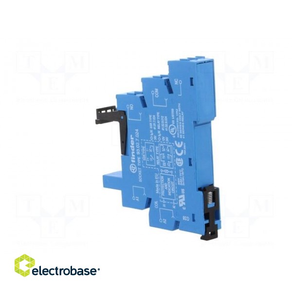 Socket | 6A | 250VAC | Mounting: DIN | Series: 41.52 image 4