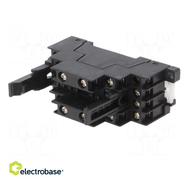Socket | 6A | 250VAC | for DIN rail mounting | -40÷85°C | max.250VDC image 2