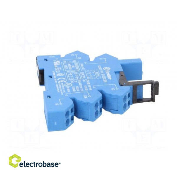 Socket | 6A | 250VAC | for DIN rail mounting | screw terminals | IP20 paveikslėlis 6