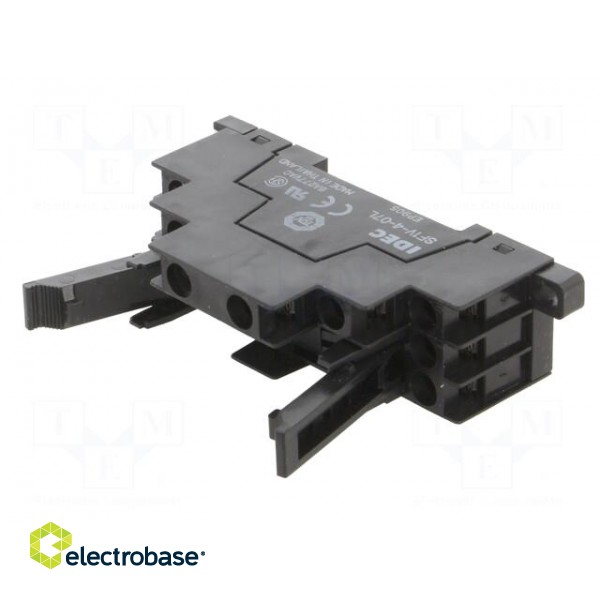 Socket | 6A | 250VAC | for DIN rail mounting | -40÷85°C | max.250VDC image 2