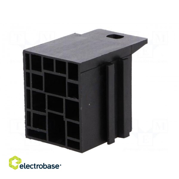 Socket | 70A | Mounting: on panel | Series: ISO | 40÷85°C | Colour: black paveikslėlis 6