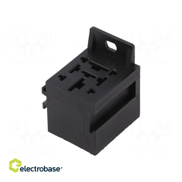 Socket | 70A | Mounting: on panel | Series: ISO | 40÷85°C | Colour: black paveikslėlis 1