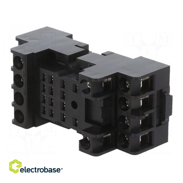 Socket | 7A | 250VAC | for DIN rail mounting | -40÷70°C | max.250VDC image 1