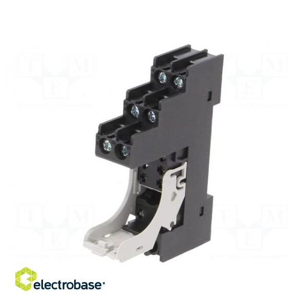 Socket | 8A | 250VAC | for DIN rail mounting | -40÷70°C | max.250VDC image 1