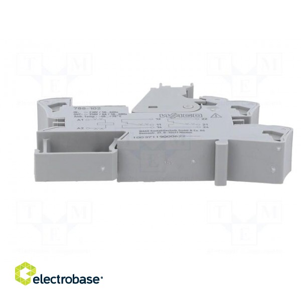 Socket | 8A | 300VAC | for DIN rail mounting | -40÷70°C | 86x54x15mm image 5