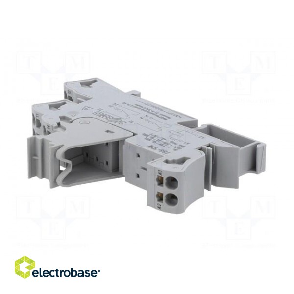 Socket | 8A | 300VAC | for DIN rail mounting | -40÷70°C | 86x54x15mm image 2