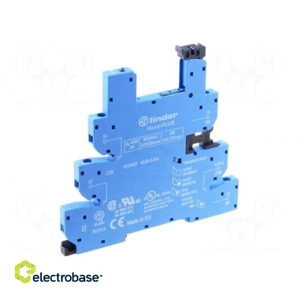 Socket | for DIN rail mounting | Series: 34.51.7.024