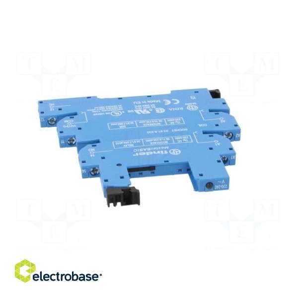 Socket | for DIN rail mounting | Series: 34.51 image 9
