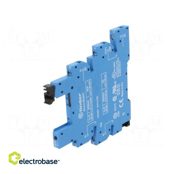 Socket | for DIN rail mounting | Series: 34.51 фото 1