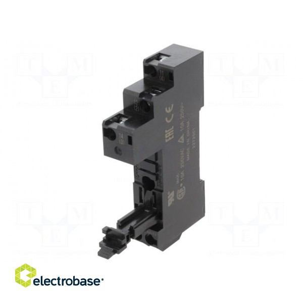 Socket | G2R-1-S,H3RN-1 | for DIN rail mounting | screw terminals image 1
