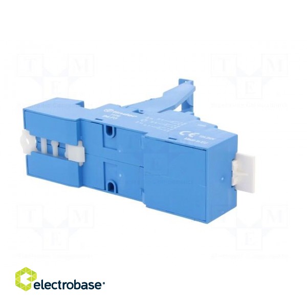 Socket | PIN: 11 | 10A | 250VAC | for DIN rail mounting | spring clamps image 6