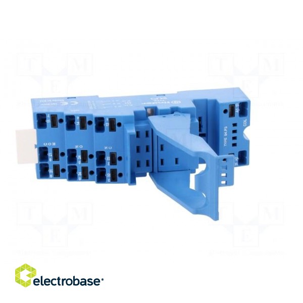 Socket | PIN: 11 | 10A | 250VAC | for DIN rail mounting | spring clamps image 9